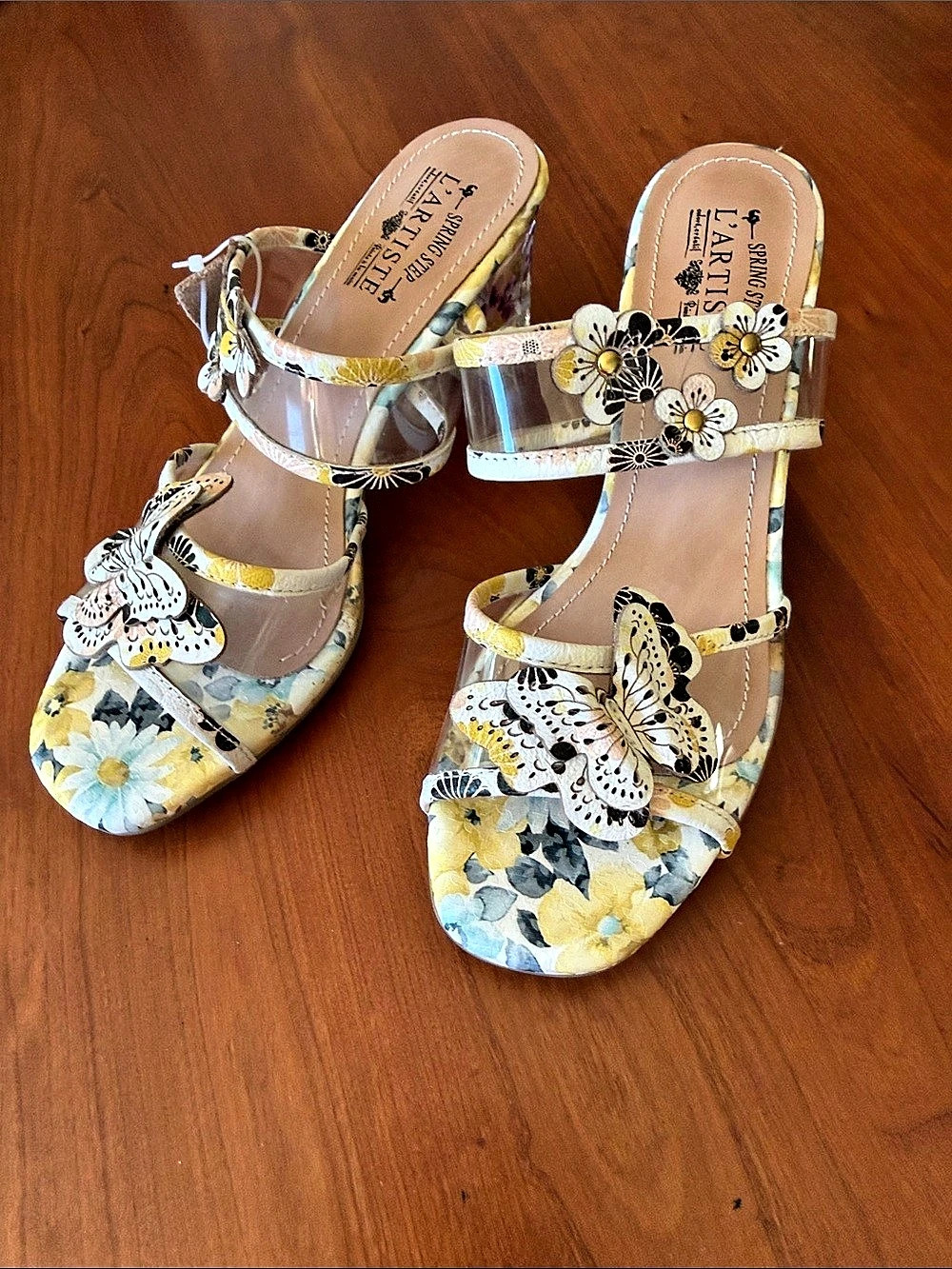 L'Artiste Spring Step L'Artiste floral platform sandals Floral Platform Sandals